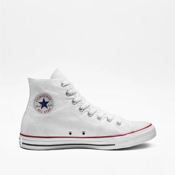 Converse White High-Top Sneakers - Picture 1 of 8